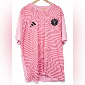 Adidas Inter Miami CF Lionel Messi #10 Pink Jersey Men’s 2XL Aeroready MLS